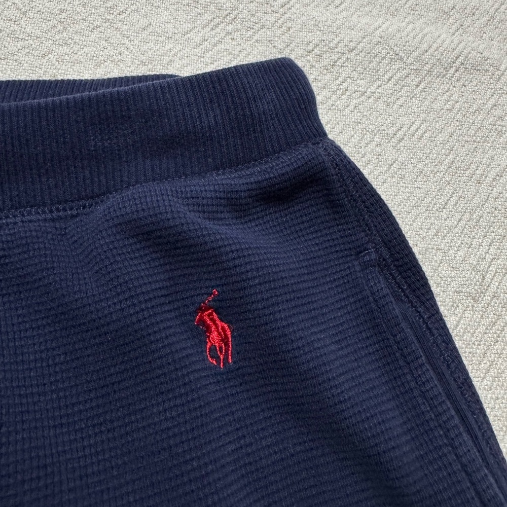 Ralph Lauren Polo Men’s Navy Blue Waffle Lounge Sleepwear Pants L - Picture 5 of 8